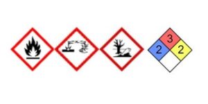 Styrene monomer safety label