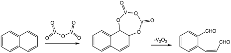 اکسیداسیون نفتالین